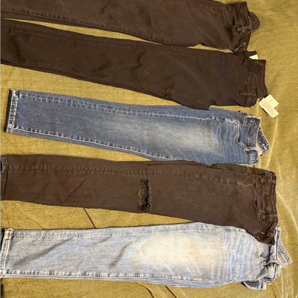 Stylish Denim and Black Jeans Collection